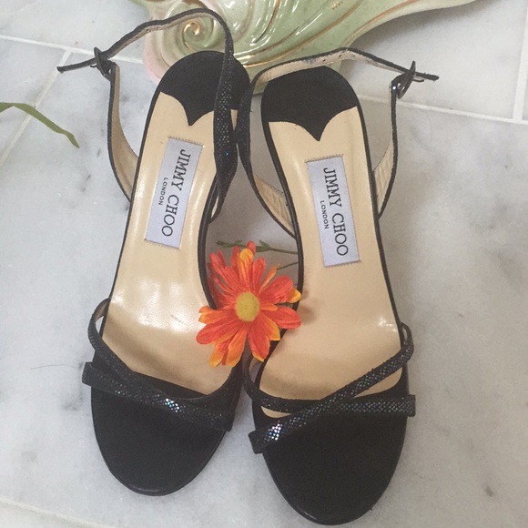 🔥JIMMY CHOO black leather heels - Picture 4 of 7